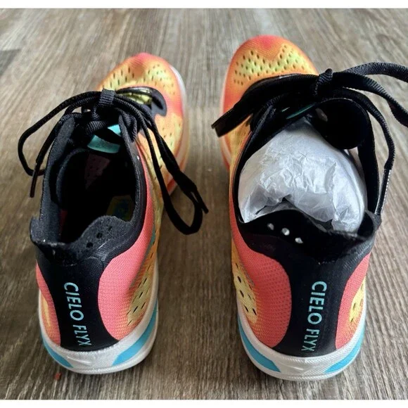 Hoka One Unisex Cielo FLYX Black Hulu Running Sneaker Shoes W 10 M 8.5 NWOT - Picture 7 of 9